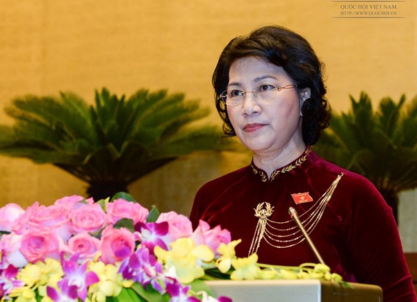  Chủ tịch Quốc hội Nguyễn Thị Kim Ngân. (Ảnh: TTXVN).