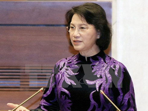  Chủ tịch Quốc hội Nguyễn Thị Kim Ngân (Ảnh: TTXVN)