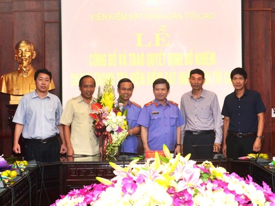 Trao quyết định bổ nhiệm Chánh Thanh tra VKSNDTC