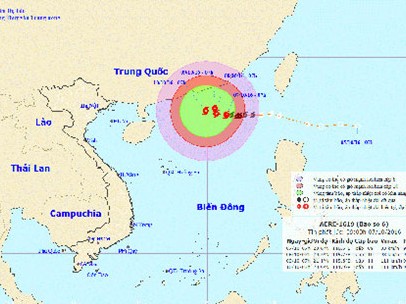 Bão số 6 giật cấp 11, còn tiếp tục mạnh thêm
