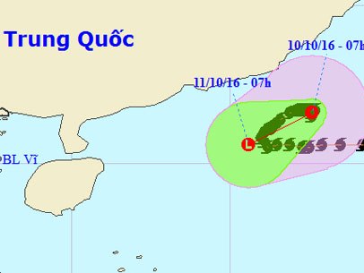 Bão Aere suy yếu thành áp thấp nhiệt đới