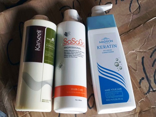 Thu giữ hàng nghìn chai mỹ phẩm Trung Quốc gắn mác hàng hiệu