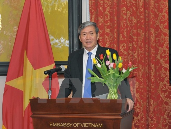 Thường trực Ban Bí thư Đinh Thế Huynh hội kiến Tổng Thư ký LHQ