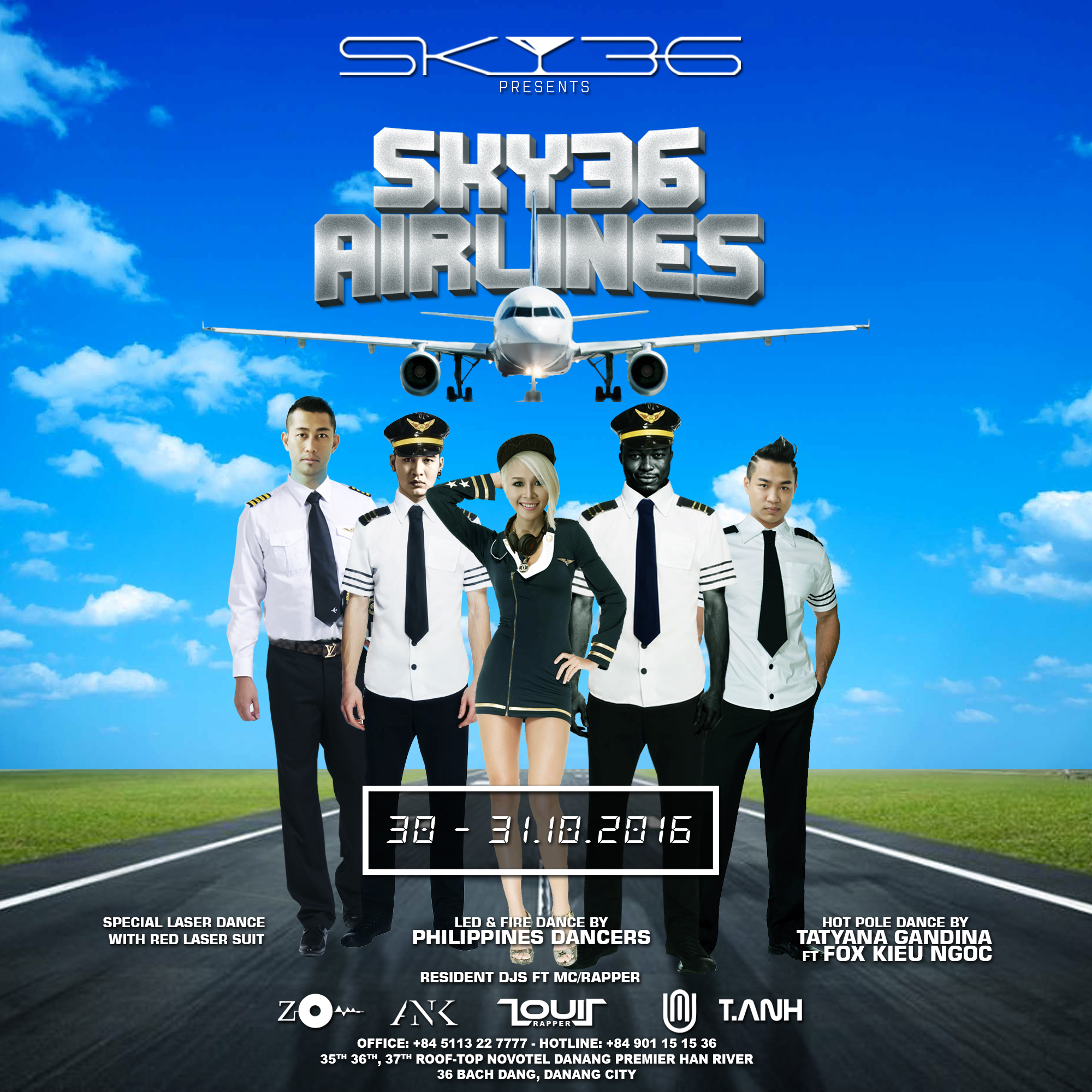 Hoá trang nghệ thuật, thưởng thức đồ uống mới lạ tại đại tiệc Halloween SKY36