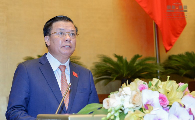  Bộ trưởng Bộ Tài chính Đinh Tiến Dũng (ảnh: Quochoi.vn)