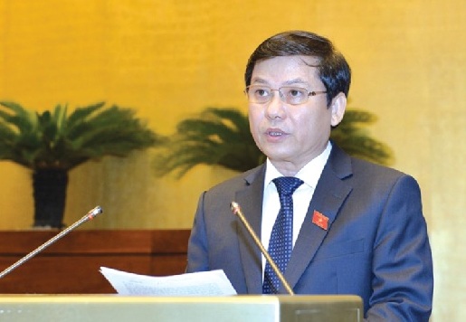  Viện trưởng VKSNDTC Lê Minh Trí trình bày trước Quốc hội Báo cáo tóm tắt công tác của Viện trưởng VKSNDTC.