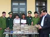 Truy bắt 2 đối tượng người Lào vận chuyển 60kg cần sa