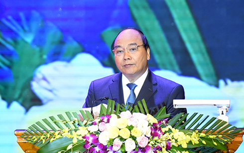  Thủ tướng Nguyễn Xuân Phúc phát biểu tại Lễ kỷ niệm 20 năm Ngày truyền thống ngành chứng khoán.