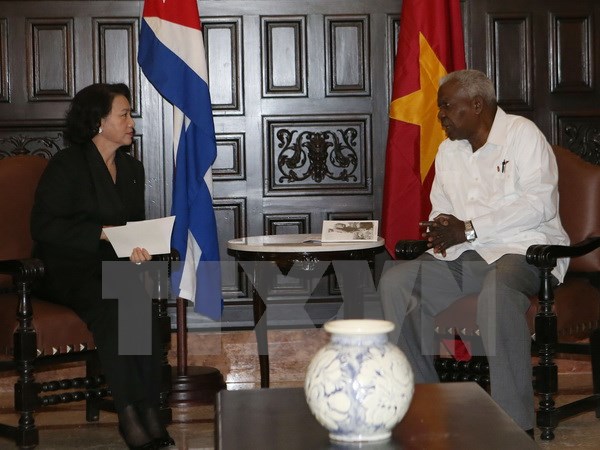 Chủ tịch Quốc hội Nguyễn Thị Kim Ngân hội kiến Chủ tịch Quốc hội Cuba