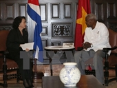 Chủ tịch Quốc hội Nguyễn Thị Kim Ngân hội kiến Chủ tịch Quốc hội Cuba