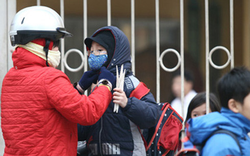 Không khí lạnh tràn về, miền Bắc chuyển rét