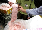 Bắt giữ gần 1,5 tấn nầm lợn vận chuyển trái phép