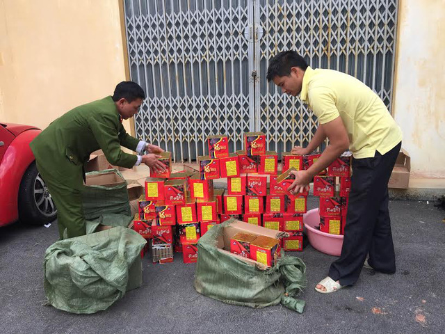  Hàng trăm kg pháo lậu đã bị cơ quan chức năng Lạng Sơn bắt giữ