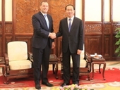 Chủ tịch nước Trần Đại Quang tiếp Đại sứ Cộng hòa Séc