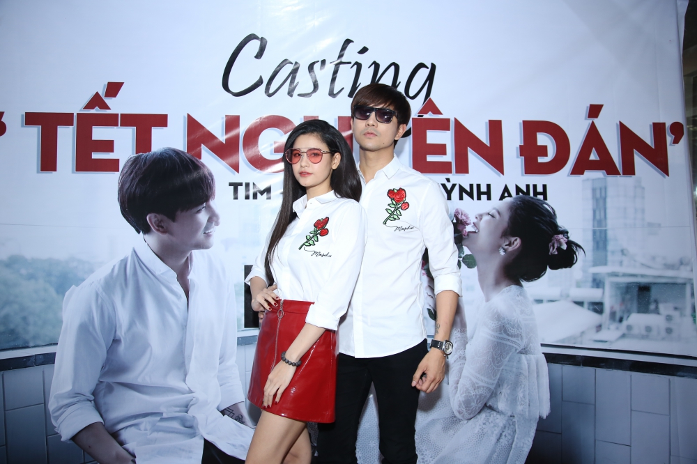 Tim – Trương Quỳnh Anh diện đồ đôi casting diễn viên cho MV mới
