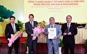 Tập đoàn Hoa Sen nhận giải thưởng Công ty được quản lý tốt nhất Châu Á 2016