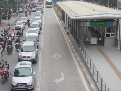 Hà Nội sẽ mở thêm tuyến buýt nhanh Kim Mã - Hòa Lạc