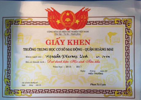 Hà Nội Thu hồi giấy khen không dấu, không chữ kí