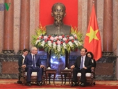 Chủ tịch nước Việt Nam luôn coi trọng, ưu tiên hợp tác mọi mặt với Nga