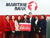 Giải thưởng sổ tiết kiệm 50 triệu đồng đầu tiên từ Maritime Bank đã tìm ra chủ nhân