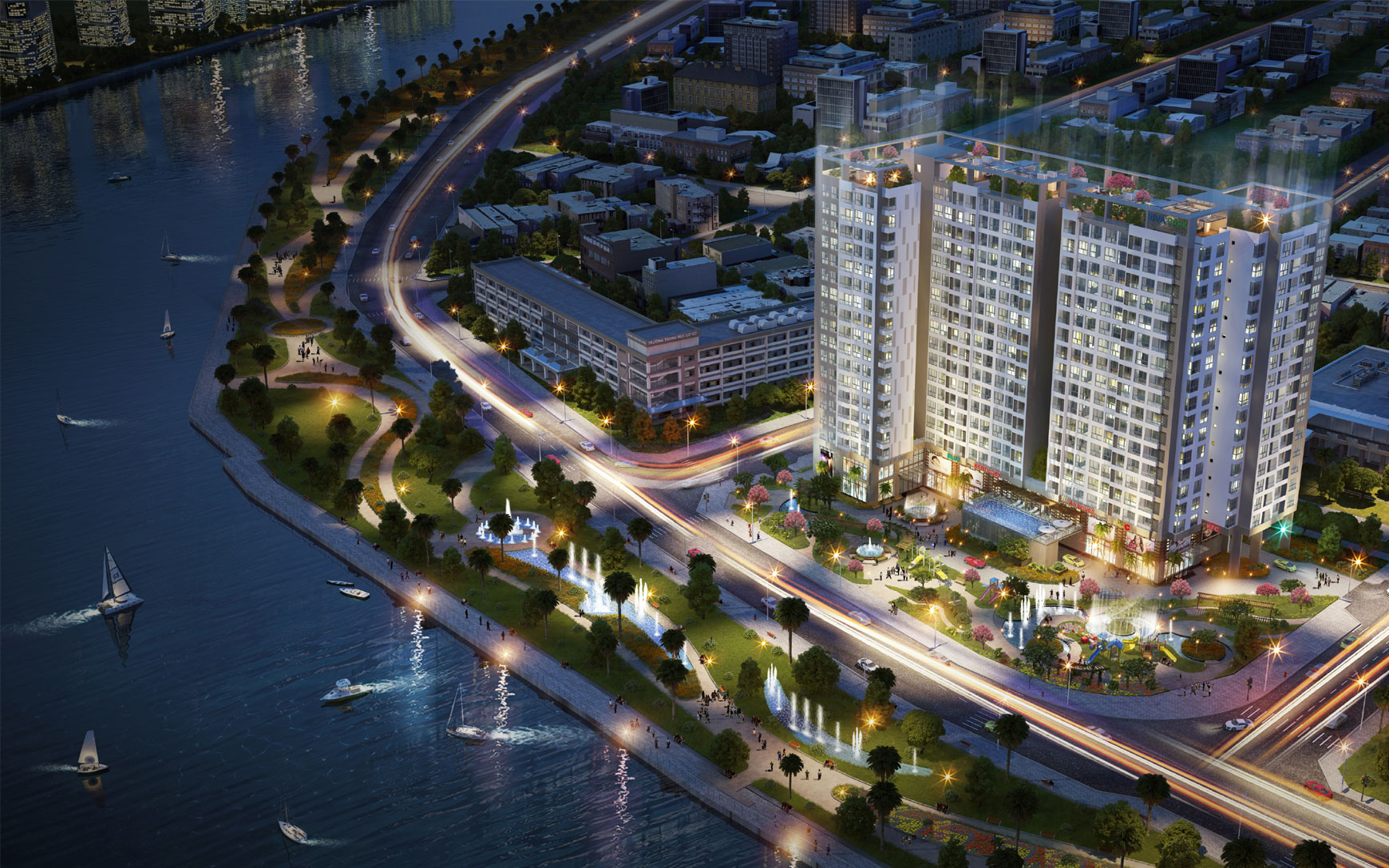 Vietcomreal cất nóc dự án Riva Park