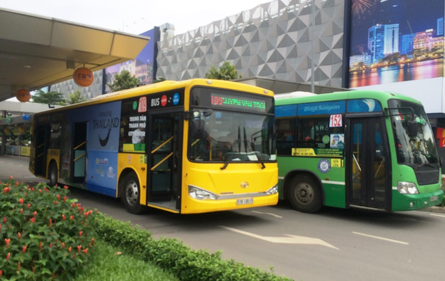  Xe buýt hoạt động trong sân bay Tân Sơn Nhất