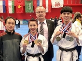Taekwondo Việt Nam giành bốn HC vàng trên đất Pháp