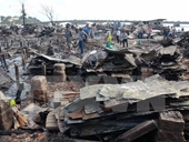 Vụ cháy nhiều căn nhà ở Khánh Hòa Hỗ trợ chỗ ở cho hộ dân gặp nạn