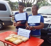 Hai người Lào vận chuyển hơn 40 000 viên ma túy
