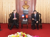 Viện trưởng VKSNDTC tiếp Đại sứ Cộng hòa Pháp tại Việt Nam