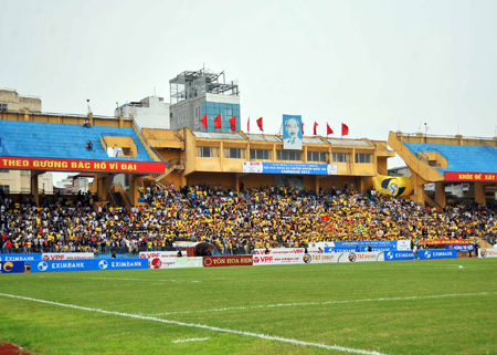  Sân vận động Hàng Đẫy sẽ được đầu tư sửa chữa trong thời gian tới.