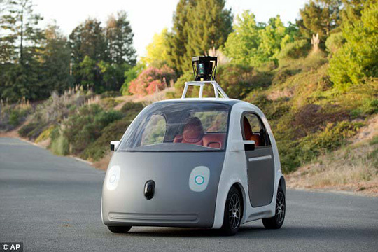  Một mẫu xe tự lái của hãng Google Ảnh: Waymo