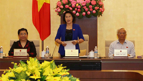  Phiên họp thứ 7 của Ủy ban Thường vụ Quốc hội sẽ do Chủ tịch Quốc hội Nguyễn Thị Kim Ngân chủ trì