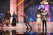 Xé đồ nhau trên sân khấu, Huy Nam, Hải Yến giành giải nhất tuần tại Cặp Đôi Hài Hước