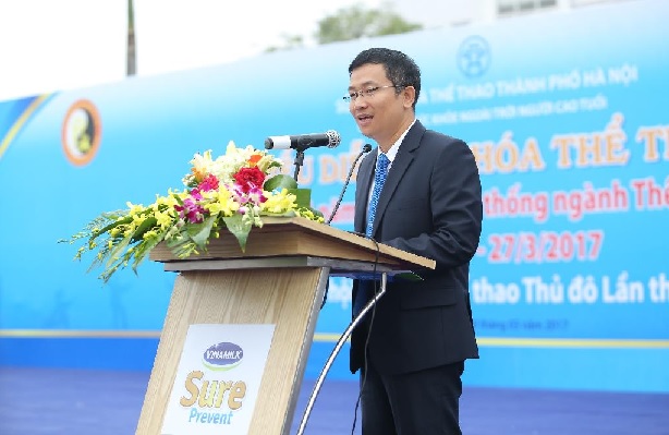 Ông Mai Thanh Việt – Giám đốc Marketing ngành hàng Sữa Bột Vinamilk cam kết sẽ tiếp tục đồng hành cùng các hoạt động chăm sóc sức khỏe cho cộng đồng người cao tuổi tại Thủ đô và trên toàn quốc
