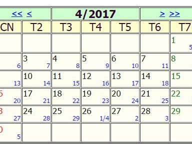 Lịch nghỉ Giỗ Tổ Hùng Vương và dịp 30 4
