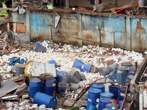 Thùng phuy phát nổ khi đang cắt, một người tử vong