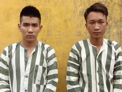 Hai đối tượng bị bắt khi quay lại lần 2 để trộm cắp tài sản