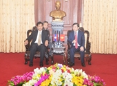 Viện trưởng VKSNDTC Việt Nam tiếp Thứ trưởng Bộ Tư pháp Lào