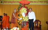 Phó Thủ tướng Trương Hòa Bình chúc mừng Lễ Phật đản tại Cần Thơ