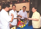 Viện trưởng VKSNDTC Lê Minh Trí tiếp xúc cử tri tại TP Hồ Chí Minh