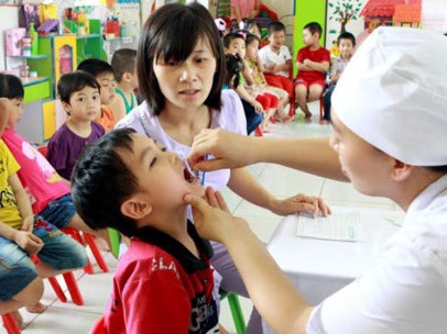 Ngày 1 6, gần 5 triệu trẻ em được uống bổ sung vitamin A