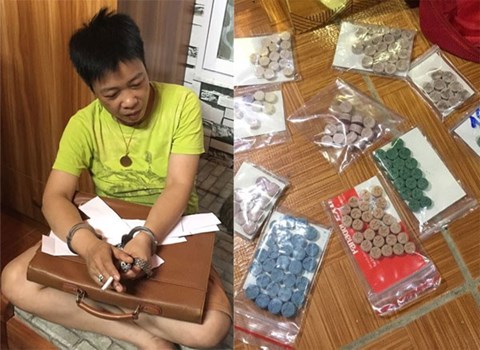 Nữ quái thuê nhà trọ sản xuất ma túy tổng hợp