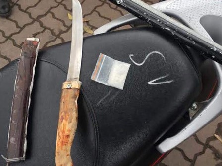 Nhóm đối tượng chở hung khí đi dạo đêm trên phố Hà Nội