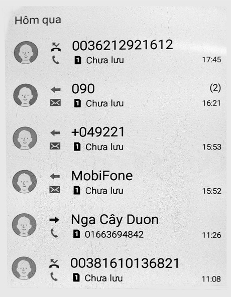 Cảnh giác với tin nhắn, các cuộc gọi lạ