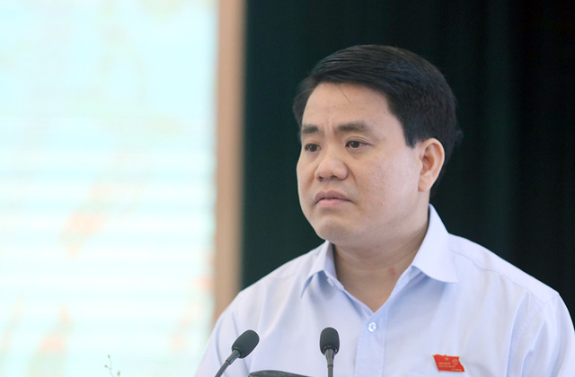  Ông Nguyễn Đức Chung - Chủ tịch UBND TP Hà Nội tiếp xúc cử tri quận Hoàn Kiếm