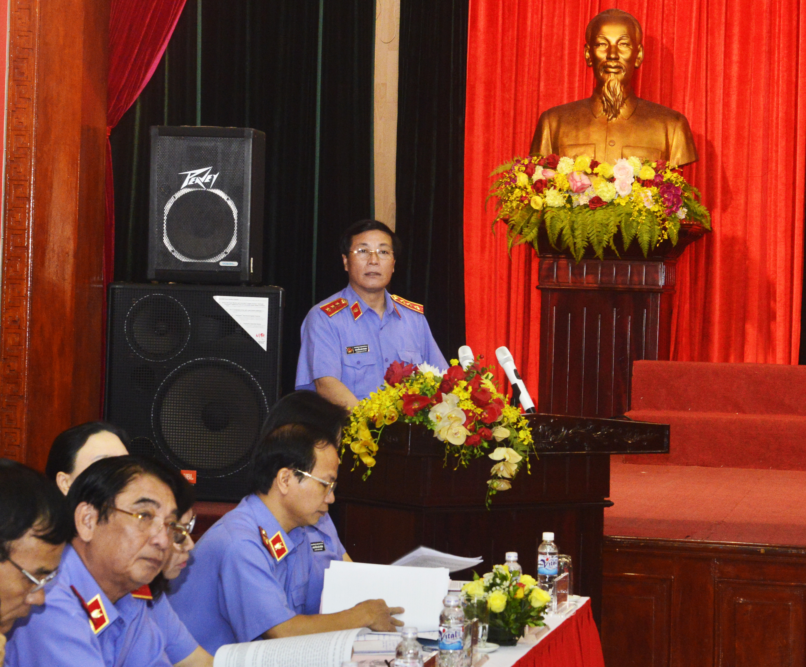 Phó Viện trưởng Thường trực VKSNDTC Nguyễn Hải Phong phát biểu khai mạc Hội nghị