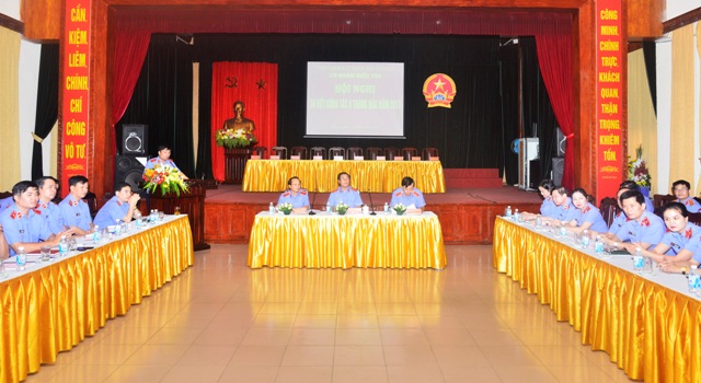 Phó Viện trưởng Thường trực VKSNDTC Nguyễn Hải Phong dự và chỉ đạo Hội nghị 