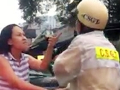 Nữ tài xế lăng mạ CSGT ở Sài Gòn do ức chế tâm lý