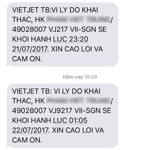 Hàng loạt chuyến bay của Vietjet Air bị chậm chuyến nhiều giờ liền trong những ngày gần đây. Ảnh: NVCC.
